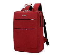 pinsheng Mochila Bolsa De Estudiante Universitario Male Business Casual Computer Bag Red