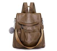 pinsheng Mochila De Moda Mochila para Estudiantes De Moda De Viaje Corto Mochila De Contraste Casual De Gran Capacidad Gris