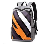 pinsheng Mochila De Moda Mochila para Estudiantes De Moda De Viaje Corto Mochila De Contraste Casual De Gran Capacidad Gris
