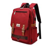 pinsheng Mochila Hombres Computadora De Negocios Mochila Casual Mochila De Viaje Transfronterizo Rojo