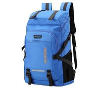 pinsheng Mochila Impermeable De Gran Capacidad De 60 litros para Hombres, Escalada Al Aire Libre, Viajes, Deportes, Ocio, Mochila, Estudiante Universitario, Bolsa Azul Cielo