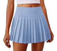 PINSPARK Falda De Tenis Plisada para Mujer, Falda Deportiva Cintura Alta, PantalóN Tenis, En V, Minifalda con ProteccióN UV, Culottes, Golf, Entrenamiento, Correr Al Aire Libre