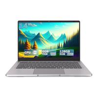 PINSTONE Ordenador Portátil de 14 Pulgadas Celeron N4000, Computadora Portátiles 6 GB RAM 128 GB SSD, PC Portátiles con 2,4 G/5 G WiFi, Bluetooth, Estudiantil Laptop Larga Vida útil de la Batería.