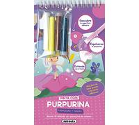 Pinta con purpurina princesas y hadas