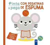 Pinta y pega con pegatinas de espuma. Rojo
