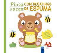 Pinta y pega con pegatinas de espuma. Verde