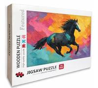 Pintada Puzzle Madera, Animal Puzzle 2000 Piezas Adultos con Compact Box 99x70cm, Rompecabezas Desafiante, Juegos de Rompecabezas Creativos para Hombres Mujeres Adolescente, Regalos para niñas, 4-2233