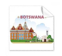 Pintado a mano Ciudad edificio Botswana cultura elementos gafas paño de limpieza paño limpiador de regalo teléfono Protector de 5 unidades