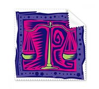Pintado a mano constelación Libra Mexicon cultura grabado gafas paño de limpieza paño limpiador de regalo teléfono Protector de 5 unidades