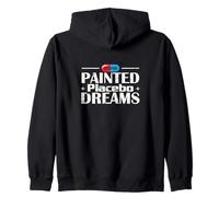Pintado Placebo Sueña Ciencia Arte Sudadera con Capucha