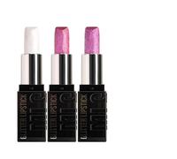 Pintalabios Con Purpurina 3 Piezas De Maquillaje Labial De Color Brillante | Pintalabios Hidratante Para Mujeres Y Niñas, Para San Valentín, , Vacaciones, Viajes, Oficina, Hogar Y Rutina Diaria