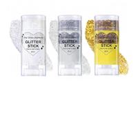 Pintalabios con purpurina para el cuerpo, 3 unidades, purpurina para el cuerpo, brillo de gel para mujeres, maquillaje, cabello holográfico, purpurina, para Halloween, carnaval, festivales, ropa para