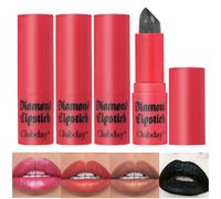 Pintalabios metálico mate, 4 unidades, brillo de labios, colorete a levre, brillo de labios de larga duración, resistente al agua, hidratante, lápiz labial, tinta de labios, maquillaje para mujeres