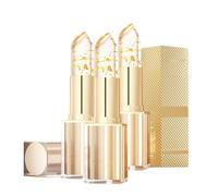 Pintalabios que cambia de color, color cambiante mágico, se adapta naturalmente al pH de tus labios, efectos de papel dorado de lujo, para un brillo glamoroso (3 unidades)
