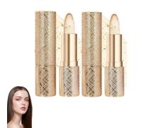 Pintalabios Que Cambia De Color Sin Transferir, Se Tiñe Automáticamente Al Contacto, Hidratante De Larga Duración Y No Pegajoso, Nutrición Profunda, Pintalabios Que Cambia (2 unidades-C)