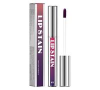 Pintalabios rojo oscuro Lip Stain Peel Off Kit Lip Stain Tint Long Lasting Lip Gloss Sets Peel Off Colored Colors Nonstick Cup Tear Off Peel Off Lipsticks Makeup For Women Langhalter (B, One Size)