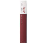 Maybelline New York, SuperStay Matte Ink, Pintalabios Mate de Larga Duración, Tono 50 - Voyager, Rojo Ladrillo