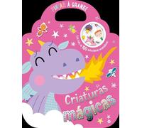 PINTAR À GRANDE - CRIATURAS MÁGICAS:LIVRO DE COLORIR COM OFERTA DE AUTOCOLANTES