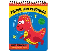 PINTAR CON PEGATINAS DINOS ESPACIALES