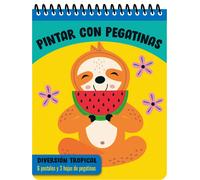Pintar Con Pegatinas - Diversión Tropical