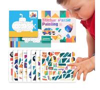 Pintar Con Pegatinas Infantil - Libro De Actividades 3D De Animales Con Pegatinas Juego Manualidades - Juguetes Educativos Divertidos Habilidad Motora Fina Primeros Aprendizajes Niños Y Niñas