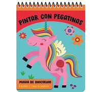 PINTAR CON PEGATINAS MAGIA DE UNICORNIO