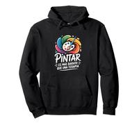Pintar es más Barato Que una Terapia diseño artístico Sudadera con Capucha