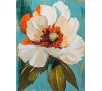 Pintar por Numeros Abstracción Pintura por Numeros Adultos flor Paint by Numbers, DIY Paint by Numbers Adult, Includes Complete Paint Kit, Regalos Mujer, Home Decoration, Without Frame, 50x70cm e-59