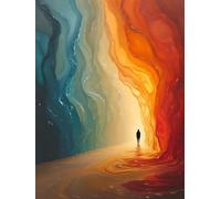 Pintar por Numeros Abstracción Pintura por Numeros Adultos persona Paint by Numbers, Paint by Numbers Adult, Includes Complete Paint Kit, Regalos Mujer, Home Decoration, Without Frame, 70x90cm e-80