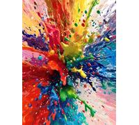 Pintar por Numeros Abstracción Pintura por Numeros Adultos pintura Paint by Numbers, Paint by Numbers Adult, Includes Complete Paint Kit, Regalos Mujer, Home Decoration, Without Frame, 50x70cm e-90