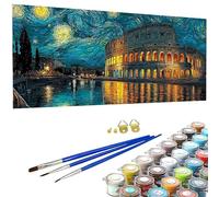 Pintar por Numeros Adulto Historietas, Cuadros para Pintar por Numeros Abstracto, Sin Marco Kit de Pintura al óLeo de Lienzo DIY, Con Pinceles y Pinturas Acrilicos, Decoración 60x30cm - SW2605344