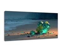 Pintar por Numeros Adultos, 30x60cm XXL Pintar por Numeros Amar Playa, Manualidades Adultos, DIY Kit de Pintura al Óleo de Lienzo, con Pinceles y Pinturas Acrilicos, Halloween Home Decoration 0z-870