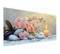 Pintar por Numeros Adultos, 40x90cm Vela Pintura por Numeros Adultos, Paint by Numbers Adult Fuego con Pinceles Pigmento Acrílico, Paint by Numbers para Home Decoracion Hogar, Regalo, Sin Marco, G-71