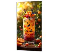 Pintar por Numeros Adultos, 50x100cm XXL Pintar por Numeros Fruta Atardecer, Manualidades Adultos, DIY Kit Pintura Óleo de Lienzo, con Pinceles y Pinturas Acrilicos, Halloween Home Decoration 0z-925
