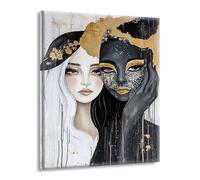 Pintar por Numeros Adultos Abstracto Mujer, Pintar por Numeros sin Marco, DIY Kit Pintura Creative para Manualidades Adultos con Pinceles y Pigmento, Cuadros Decoracion Hogar, Regalo 90x120cm L-g-348