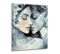 Pintar por Numeros Adultos Abstracto Mujer, Pintar por Numeros sin Marco, DIY Kit Pintura Creative para Manualidades Adultos con Pinceles y Pigmento, Cuadros Decoracion Hogar, Regalo 25x35cm L-g-204