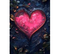 Pintar por Numeros Adultos Amar Paint by Numbers Adult Paisaje Cuadros para Pintar por Numeros Retro DIY Lienzos Pintura Kit Manualidades Adultos Para Decoración Del Hogar 60x90cm Sin Marco Q-80YH