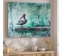 Pintar por Numeros Adultos Animales, DIY Pintura por Números, Pintura al óleo de Lienzo Kit Manualidades Niños para con Pinceles Pigmento Acrílico, Decoración de Familiares Regalos 40x50cm, Aves J-128