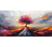 Pintar Por Numeros Adultos Árboles, Cuadros Para Pintar Por Numeros NiñOs E Principiantes Abstracción, Regalos Originales Para Mujer, DIY Pintura Acrilica Manualidades Adultos 90x180cm U-803