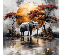 Pintar por Numeros Adultos, AstrologíA, DIY Painting by Numbers Principiantes Kits, Cuadros para Pintar por Numeros Pinturas Acrilicos con Pinceles, Decoración para el Hogar 50x50cm Sin Marco WJY7-888