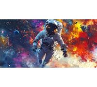 Pintar Por Numeros Adultos Astronautas, Cuadros Para Pintar Por Numeros NiñOs E Principiantes El universo, Regalos Originales Para Mujer, DIY Pintura Acrilica Manualidades Adultos 50x100cm U-933