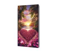 Pintar por Numeros Adultos atardecer Amar, DIY Cuadros para Pintar por Numeros Manualidades 25x50cm Incluye Lienzo, Pincel, Pigmento Acrílico, para Principiantes Niños Pintura, Decor Hogar Y-746