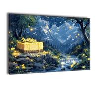 Pintar por Numeros Adultos Bosque Caer Pintar por Numeros con Marco, DIY Kit Manualidades Adultos con Pinceles y Pigmento Acrílico, Otoño Halloween Cuadros Decoracion Salon Modernos 40x50cm J-y--713