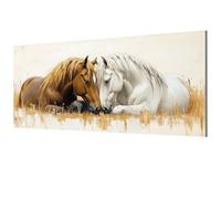 Pintar por Numeros Adultos Caballo, Pintura por Numeros Animal, Paint by Numbers con Pinceles y Pigmento Acrílico DIY Kit Manualidades Adultos para Decoración Hogar 60x120cm Sin Marco Model-1027