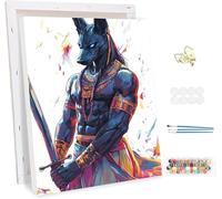 Pintar por Numeros Adultos con Marco, Moderno Paint by Number Kits, con Pinceles y Pigmento Acrílico, DIY Muerte Pintura al óleo Colorear Lienzo Manualidades, Decoración del Hogar 80x100cm -46956