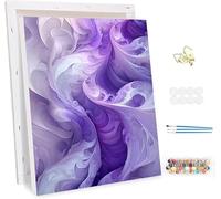 Pintar por Numeros Adultos con Marco, Moderno Paint by Number Kits, con Pinceles y Pigmento Acrílico, DIY Paisajes Pintura al óleo Colorear Lienzo Manualidades, Decoración del Hogar 60x80cm -47640