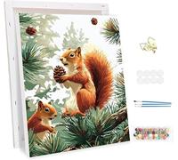 Pintar por Numeros Adultos con Marco, Paisajes Paint by Number Kits, con Pinceles y Pigmento Acrílico, DIY Animales Pintura al óleo Colorear Lienzo Manualidades, Decoración del Hogar 100x120cm -47644