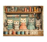 Pintar por Numeros Adultos Dibujos animados, 5D Diamond Painting Full Cuadrado Drill, Cuadros Pintar con Numeros Diamantes, Kit de Bordado Mosaico DIY, Pintura con Diamantes Gato, 10x15cm, z@1686