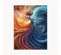 Pintar por Numeros Adultos Diosa Cuadros Pintar por Numeros Niños Ángel Paint by Numbers Adult con 3 Pinceles 36 Pintura Acrilica y Laienzos 110x80cm para Decoracion Hogar Regalo Mujer Hombre FYH2392