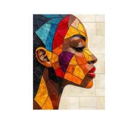 Pintar por Numeros Adultos, DIY Cuadros para Pintar por Numeros Niños Abstracto, Kit Pintura Manualidades Adultos 60 x 80cm, Rostro Paint by Numbers Adult para Decoracion Pared Regalo Mujer GYYH-0804